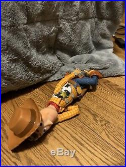 New Disney/Pixar CUSTOM Talking Woody Toy Story Pull String Doll (30