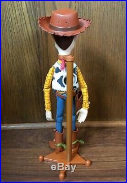 Talking Woody Toy Story Signature Collection 16 Doll with Hat Stand