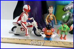 10 Disney Toy Story Lot -Buzz Lightyear-Woody-Zorg-Rex-Duke Caboom-Bunny-Forky