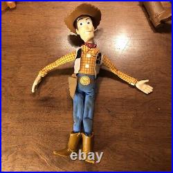 10x Lot Toy Story Woody Pull Strong Version 15 Thinkway Doll Disney Pixar