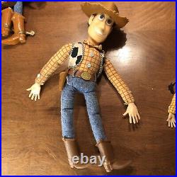 10x Lot Toy Story Woody Pull Strong Version 15 Thinkway Doll Disney Pixar