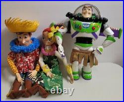 15 Hawaiian Vacation Talking Woody Buzz & Jesse Toy Story AS IS SEE PICTURES