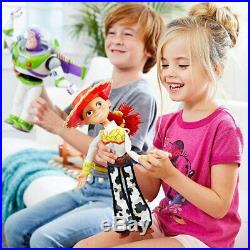 16'' Toy Story 4 Talking Woody Jessie Buzz Lightyear Bo Peep Doll Action