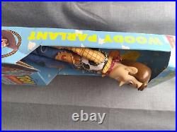 1995-1996 Toy Story Woody Pull-string Talking Doll Thinkway 16 Original