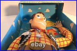 1995 1st Edition Toy Story Woody Pull String Talking Doll Excellent Sealed Box