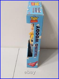1995 1st Edition Toy Story Woody Pull String Talking Doll NEW Thinkway