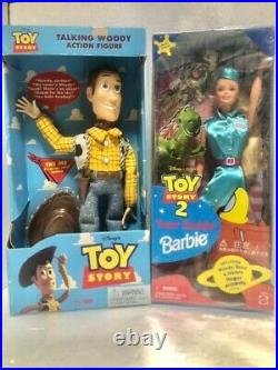 1995 DISNEY THINKWAY WOODY TOY STORY FIGURE PULL STRING TALKING TOY RARE Barbie