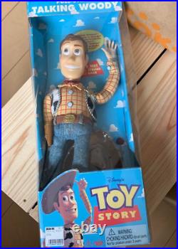 1995 Disney Thinkway Woody Toy Story Figure Pull String Talking Rare Box Tested