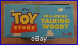 1995 Disney Toy Story Thinkway Toys Pull-String Talking Woody NIB Working