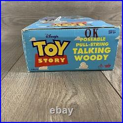 1995 Disney's Toy Story Woody Pull-String Talking Doll New In Box 1st Ed New