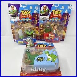 1995 Toy Story Action Figure Think Way Toy Disney Pixar Vintage Lot of 3