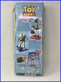 1995 Toy Story Poseable Pull-String Talking Woody 1st Ed Thinkway NOT WORKING