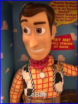 1995 Toy Story Pull String Original Sheriff WOODY MINT Talks Kids Dolls EX