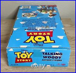 1995 Toy Story Talking Woody Doll Press Shirt Button Thinkway Works
