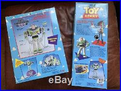 1995 Vintage Thinkway Toy Story Woody Pull-string Buzz Lightyear Rare Disney Nib