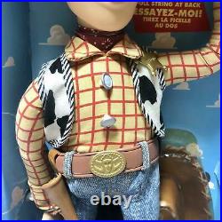 1995 Walt Disney Toy Story Poseable Pull-String Talking Woody Doll Rare Vintage