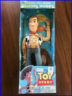1995 Walt Disney Toy Story Talking Pull String Woody Parlant Doll 1 Edition used
