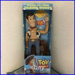 1995 Walt Disney Toy Story Talking Pull String Woody Parlant Doll 1 xz267