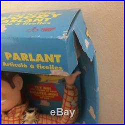 1995 Walt Disney Toy Story Talking Pull String Woody Parlant Doll 1st Edition