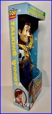 1995 Working Toy Story 1st Edition Poseable Pull-string Talking Woody Mib