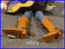 1999 Mattel Disney Toy Story 2 Strummin Singing Woody Doll 17 WithGuitar
