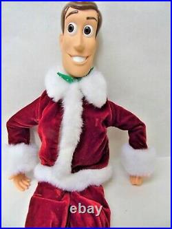1999 Mattel Disney Toy Story Woody Holiday Hero Talking Doll x520