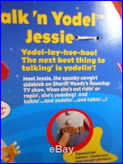 1999 Mattel Toy Story Strummin Singin Woody Doll withGuitar & Talk'n Yodel Jessie