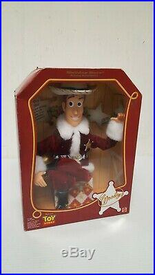 1999 Sheriff WOODY From Toy Story HOLIDAY HERO Mattel Talking Doll (NEW, OTHER)
