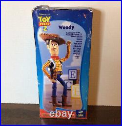 1999 Special Edition Toy Story 2 WOODY Doll/Badge/Hat/Holster Disney Pixar RARE