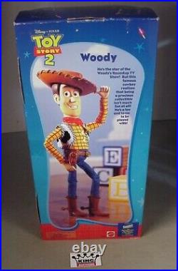 1999 Toy Story 2 Sheriff Woody 12 figure MIB Movie Toy Disney Pixar Doll