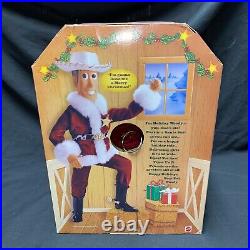 1999 Toy Story HOLIDAY HERO WOODY Doll by Mattel New In Unopened Box