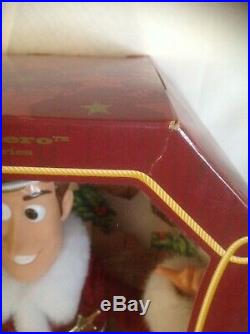 1999 Toy Story Holiday Hero Talking Woody Doll Vintage Very Rare BNIB