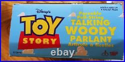 1st Edition Thinkway Walt Disney Toy Story 1995 Talking Pull String Woody