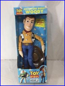 2000 Disney Toy Story Woody Figure 22 Inch Jumbo Adventure Buddy NEW Boxed MINT