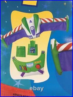 2000 Mattel Disney Toy Story 2 Buzz Lightyear Deluxe Dress Up Costume NEW Sealed