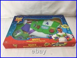 2000 Mattel Disney Toy Story 2 Buzz Lightyear Deluxe Dress Up Costume NEW Sealed