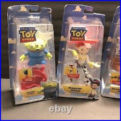 2009 Toy Story 3 Lot Snake Shootin Woody Disc Dancin Jessi Poppin Alien And Rex