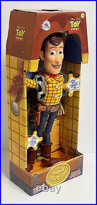 2018 Disney Store Toy Story Pull-String Woody 15 Talking Doll Figure RETIRED