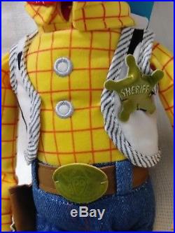 21 LARGE NWT DISNEY Park excl PIXAR TOY STORY COWBOY SHERIFF WOODY Plush Doll