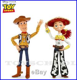 2PC 16 Disney Toy Story Talking Woody AND Talking Jessie Doll Toy Action Figure
