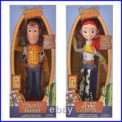 2-Body Set Disney Store Toy Story Woody Jesse Talking Pvc Figure Doll Action