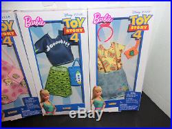 4 Sets Disney Toy Story 4 Barbie Fashion Clothing Outfit Accessories Woody New
