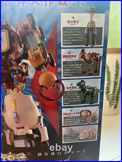 BANDAI Chogokin Toy Story Woody Robo Sheriff Star About 230mm JAPAN Pixar Disney