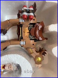 BANDAI Chogokin Toy Story Woody Robo Sheriff Star About 230mm JAPAN Pixar Disney