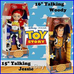 BRAND NEW Disney Toy Story Woody and Jessie Figure Doll Soft Toy Talking Figure