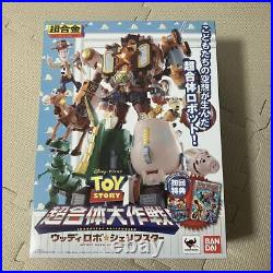 Bandai Chogokin Toy Story Woody Robo Sheriff Star Action Toy New