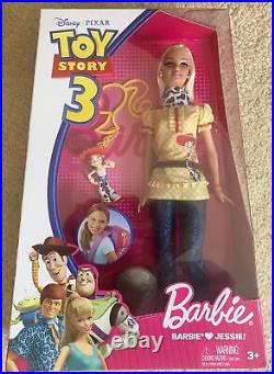 Barbie Toy Story 3 Lot of 6 Woody Buzz Jessie Nice
