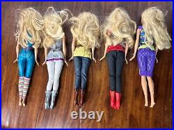 Barbie Toy Story Pixar Doll Lot 5 Figures Buzz Lightyear Woody Alien Jessie