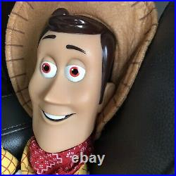 Big 25 Sheriff Woody Toy Story Large Plush Doll With Hat Rare Back Pack Toy