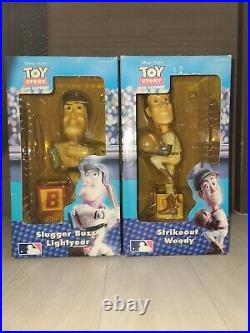 Bobblehead YANKEES Slugger Buzz Lightyear & Strikeout Woody Set MLB TOY STORY